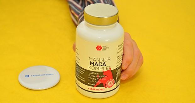 Männer Maca Komplex von Noris Bioscience im Test - Veganer 20:1 Maca Extrakt