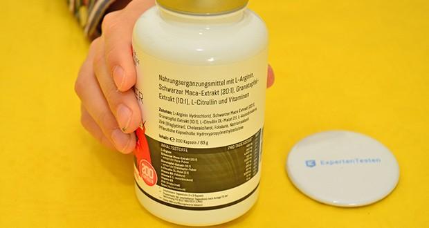 Männer Maca Komplex von Noris Bioscience im Test - Mit L-Arginin und L-Citrullin
