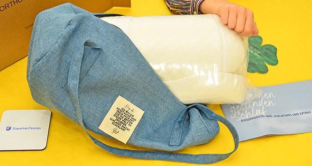 Glückstoff Orthopädisches Kissen im Test - Größe: 40 x 60 cm; Gewicht: 1.6 kg