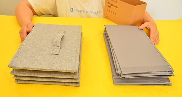 WOHNHELD Schrank & Schubladen Organizer-Set im Test - im Set enthalten: 2 StĂĽck Organizer