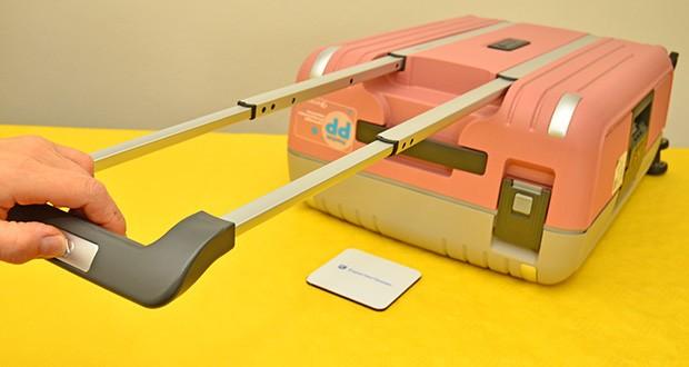 Eminent Koffer Vertica Kabinengröße im Test - mehrstufiger Teleskopgriff