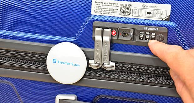 Eminent Kapstadt Erweitbar Koffer Größe L im Test - TSA-geprüftes Zahlenschloss