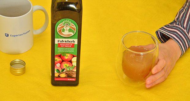 Fulvicherb Apfelpektin mit Inulin im Test - der Verzehr von 12 g Inulin pro Tag trägt zu einer normalen Darmfunktion bei