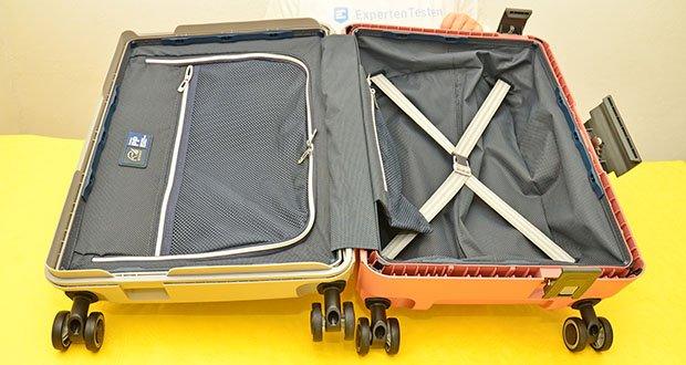 Eminent Koffer Vertica Kabinengröße im Test - vollständig gefütterter Innenraum