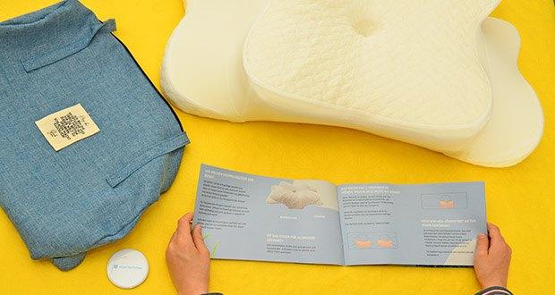 Glückstoff Orthopädisches Kissen im Test - verlängert deine Tiefschlafphase und lässt dich frischer und produktiver in den Tag starten