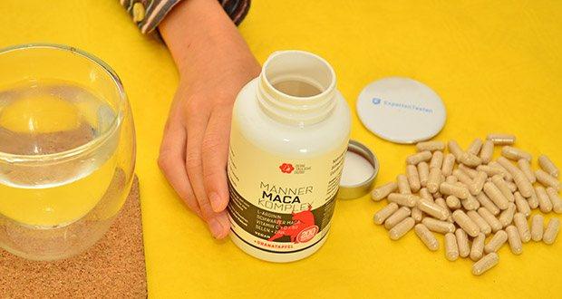 Männer Maca Komplex von Noris Bioscience im Test - Hochdosiert mit 4800mg pro Tagesdosis