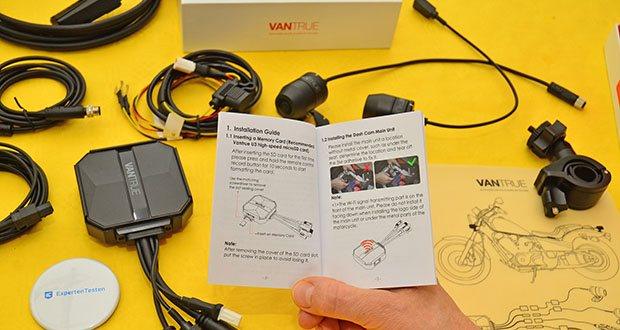 Vantrue Motorrad Dashcam F1 im Test - 24/7 Parkwächter mit Low-Light-Nachtsicht