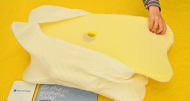 Glückstoff Orthopädisches Kissen im Test - Memory Foam Material