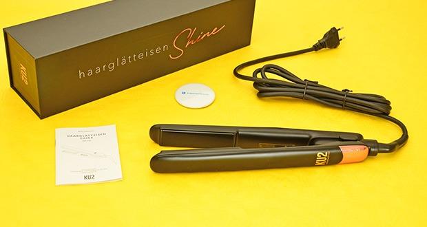 KU2 Cosmetics Glätteisen Shine im Test - Leicht und kompakt: Ideal für Reisen