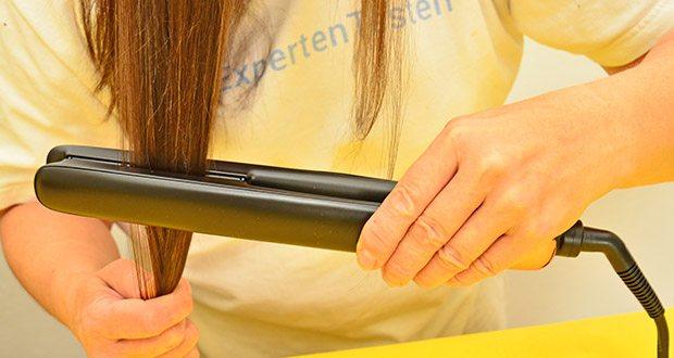 KU2 Cosmetics Glätteisen Shine im Test - Vielseitig einsetzbar: Für glattes Haar oder Locken