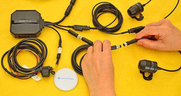 Vantrue Motorrad Dashcam F1 im Test - Weitwinkel: überschreitet die Grenzen mit 160° + 145°