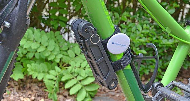 RW-Manufaktur kompaktes Fahrradschloss im Test - unauffällige Halterung