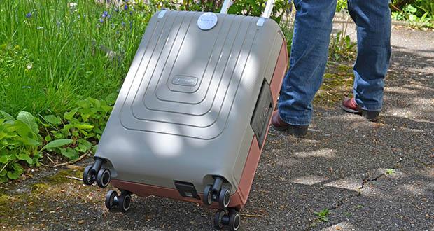 Eminent Koffer Vertica Kabinengröße im Test - unglaublich haltbar durch die dicke und widerstandsfähige Polypropylenschale