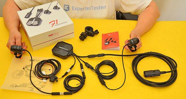 Vantrue Motorrad Dashcam F1 im Test - 2-Kanal-Super-HD-Aufnahme