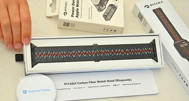 PITAKA Carbon Armband fĂĽr Apple Watch mit Power Dongle im Test - Minimalistisches, elegantes Design