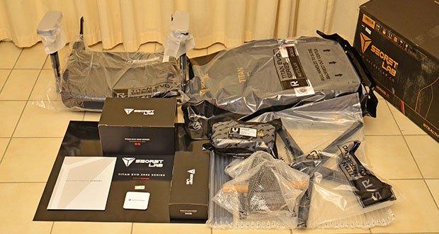 Secretlab Titan Evo Gaming Stuhl im Test - Nachhaltige Verpackung; Verwendung von umweltfreundlichen Materialien