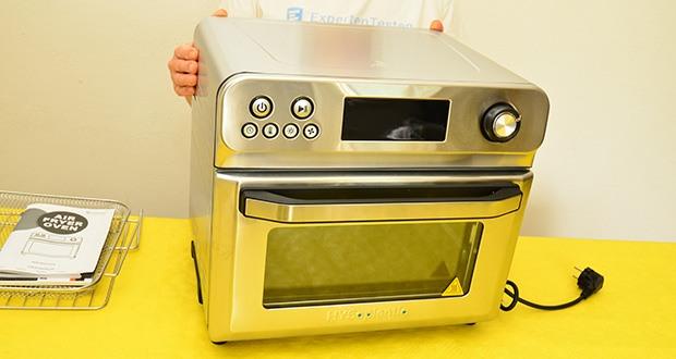 HYSapientia Heißluft Backofen im Test - Platzsparend: Kompaktes Design, ideal für kleine Küchen oder zum Campen