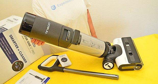 Tineco Floor One S7 Pro kabelloser Nass- und Trockensauger im Test - Leichtgewichtig: Das Produkt wiegt nur 5 Kilogramm und ist daher leicht zu manövrieren