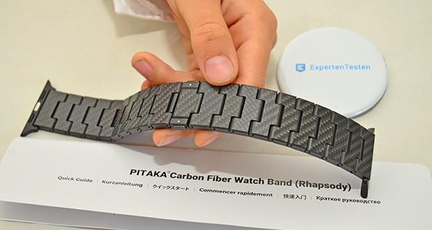 PITAKA Carbon Armband fĂĽr Apple Watch mit Power Dongle im Test - Wasserdicht und schweiĂźfest