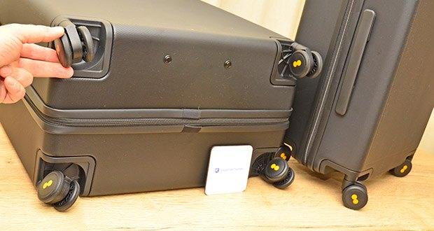 LEVEL8 Koffer Set 2-teilig im Test - Ultra-leise 360° Spinner-Räder
