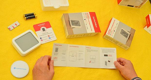SwitchBot Meter Plus Thermo-Hygrometer Set im Test - Alle drei Produkte sind mit hochwertigen Sensoren ausgestattet, die präzise und zuverlässige Messungen gewährleisten