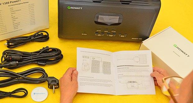 Growatt Infinity 1300 tragbare Powerstation im Test - Integrierte UPS für zuverlässige Energieversorgung