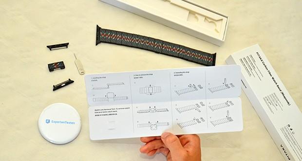 PITAKA Carbon Armband fĂĽr Apple Watch mit Power Dongle im Test - Anleitung zum HinzufĂĽgen/Reduzieren von Gliedern