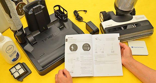 Tineco Floor One S7 Pro kabelloser Nass- und Trockensauger im Test - Tineco iLoop: Erkennt automatisch Verschmutzungen und passt die Saugleistung, die Geschwindigkeit der BĂĽrstenwalze und den Wasserverbrauch entsprechend an