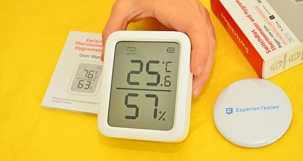 SwitchBot Meter Plus Thermo-Hygrometer Set im Test - Großer Bildschirm; Echtzeit-Messwerte