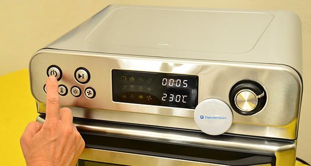 HYSapientia Heißluft Backofen im Test - Intelligentes LED-Display: Für eine einfache und bequeme Bedienung