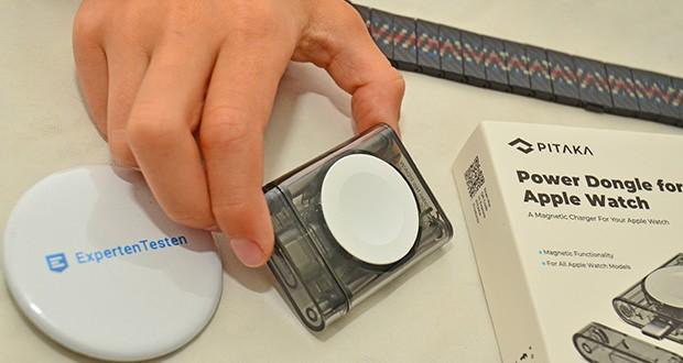PITAKA Carbon Armband fĂĽr Apple Watch mit Power Dongle im Test - Power Dongle kompatibel mit allen Apple Watch Series