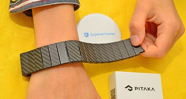 Pitaka Carbon Armband für Samsung Galaxy Watch 4/5/5Pro im Test - hochwertiges Karbonfasermaterial widersteht täglicher Abnutzung