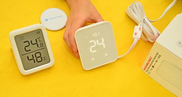 SwitchBot Meter Plus Thermo-Hygrometer Set im Test - Mit der dazugehörigen SwitchBot App können Sie die Geräte von überall aus überwachen und steuern
