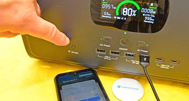 Growatt Infinity 1300 tragbare Powerstation im Test - Smart App-Steuerung und Überwachung