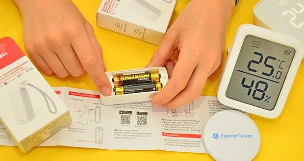 SwitchBot Meter Plus Thermo-Hygrometer Set im Test - IP65 Staub- und Wasserdicht; Unterstützt den Export von Daten