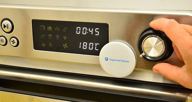 HYSapientia Heißluft Backofen im Test - Unabhängige Temperatursteuerung: Separate Steuerung für obere und untere Heizröhren