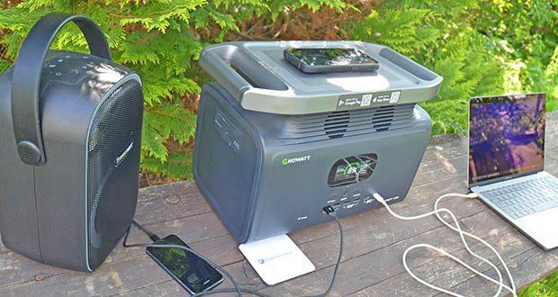 Growatt Infinity 1300 tragbare Powerstation im Test - Geeignet für 90% der Innen- und Außengeräte