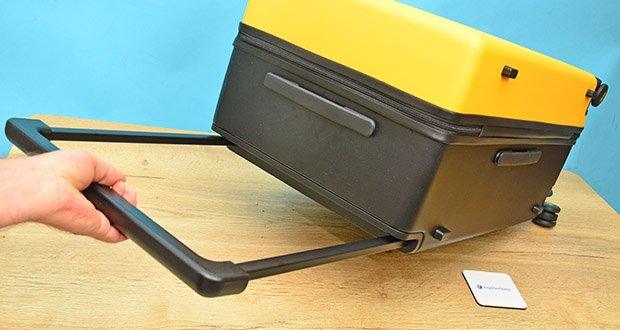 LEVEL8 Koffer Voyageur Collection Koffer 26 Zoll im Test - Teleskopgriff aus Aluminiumlegierung