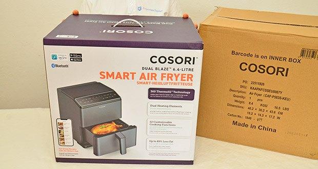 Cosori 6.4-Liter Dual Blaze Smart Heißluftfritteuse im Test - Doppeltes Heizelement für doppelten Genuss