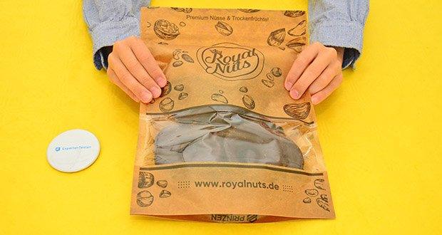 ROYALNUTS Apfelringe mit Zartbitterschokolade im Test - Saftige Äpfel mit Aroma