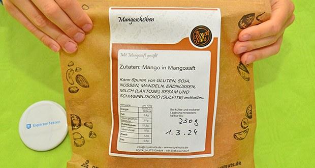 ROYALNUTS Mango in Mangosaft im Test - Ohne Konservierungsstoffe