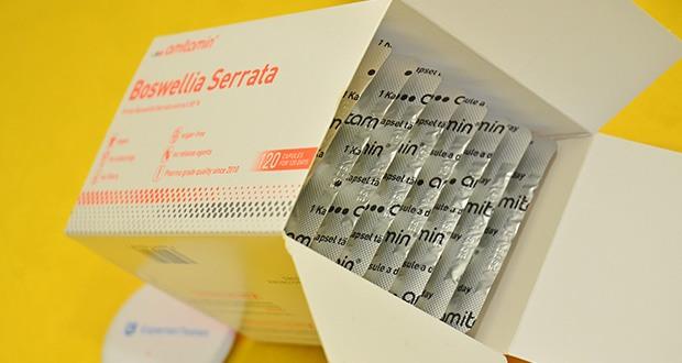 amitamin Boswellia Serrata im Test - Langlebige Packung fĂĽr 120 Tage