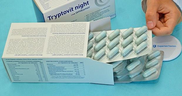 amitamin Tryptovit night im Test - Einzeln hygienisch verpackte Kapseln