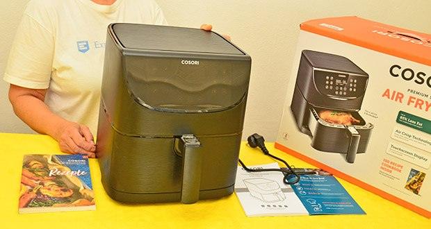 Cosori 5,5-Liter Heißluftfritteuse im Test - Red Dot Design Award Gewinner