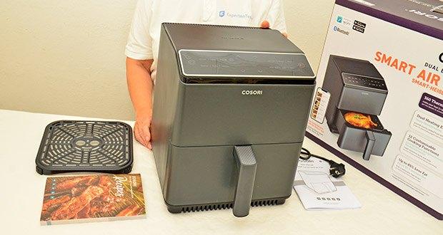 Cosori 6.4-Liter Dual Blaze Smart Heißluftfritteuse im Test - 1700 Watt Leistung