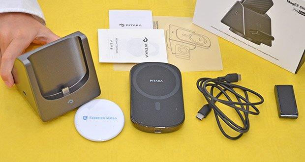 PITAKA MagEZ Slider 2 Ladestation & Powerbank fĂĽr iPhone im Test - UnterstĂĽtzt drahtloses und Kabel-Laden