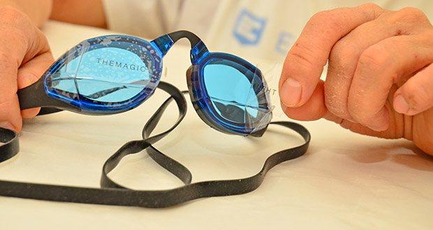 TheMagic5 Blue Magic individuelle Schwimmbrille im Test - Einzigartiges Design und hervorragende Verarbeitung