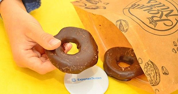 ROYALNUTS Apfelringe mit Zartbitterschokolade im Test - Umhüllt mit Zartbitterschokolade