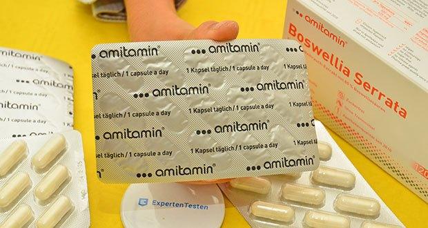 amitamin Boswellia Serrata im Test - Einfache Einnahmeempfehlung