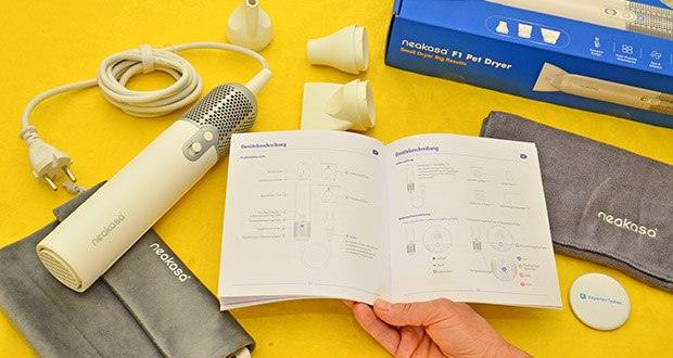 Neakasa F1 Haartrockner für Haustiere im Test - Automatische Anpassung von Hitze und Windgeschwindigkeit